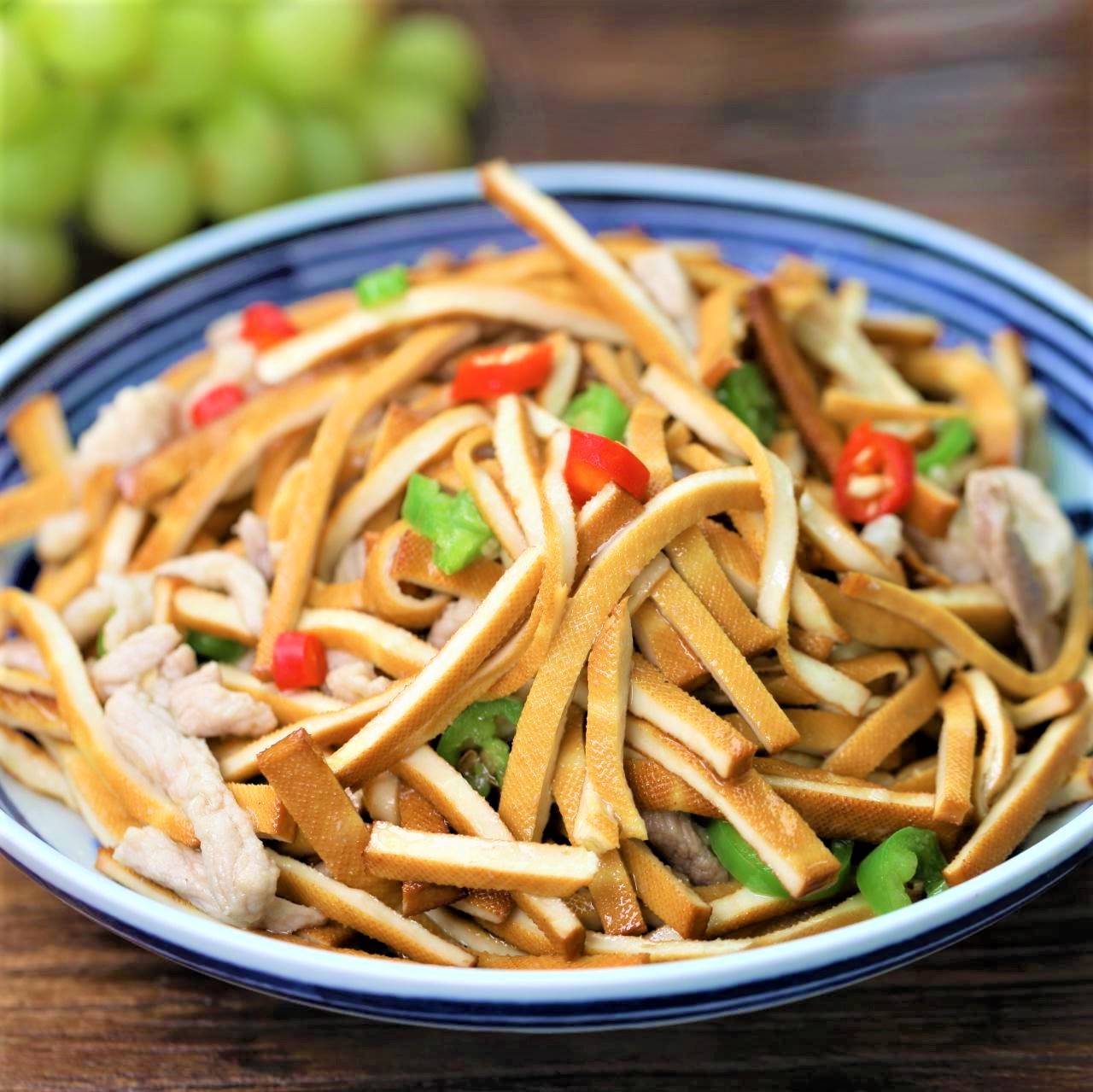 stir-fried-pork-with-smoked-tofu-dried-tofu-easyfoodcook