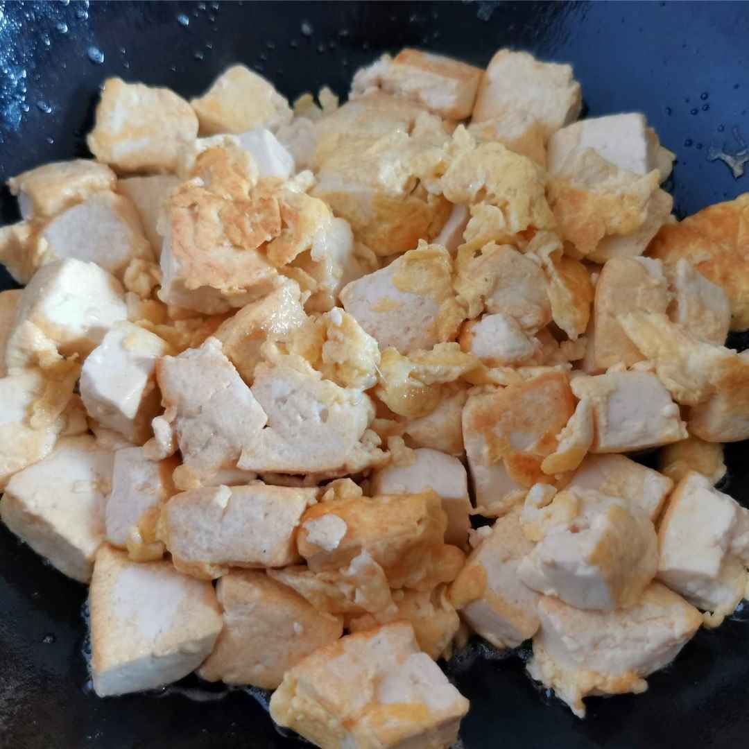 Braised Tofu and Eggs Chinese food 04
