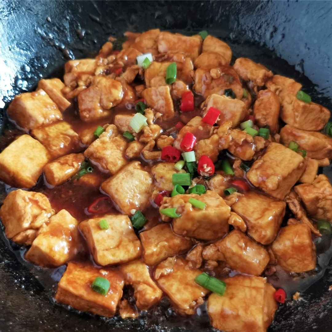 Braised Tofu and Eggs Chinese food 07