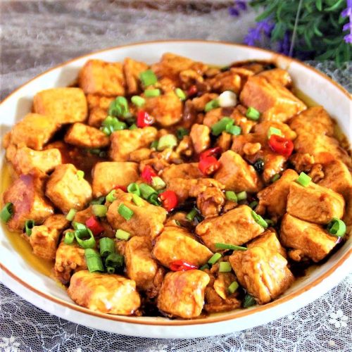 Braised Tofu and Eggs | Chinese Food - Easyfoodcook