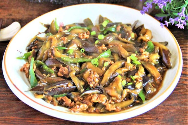 Homemade Eggplant with Minced Meat