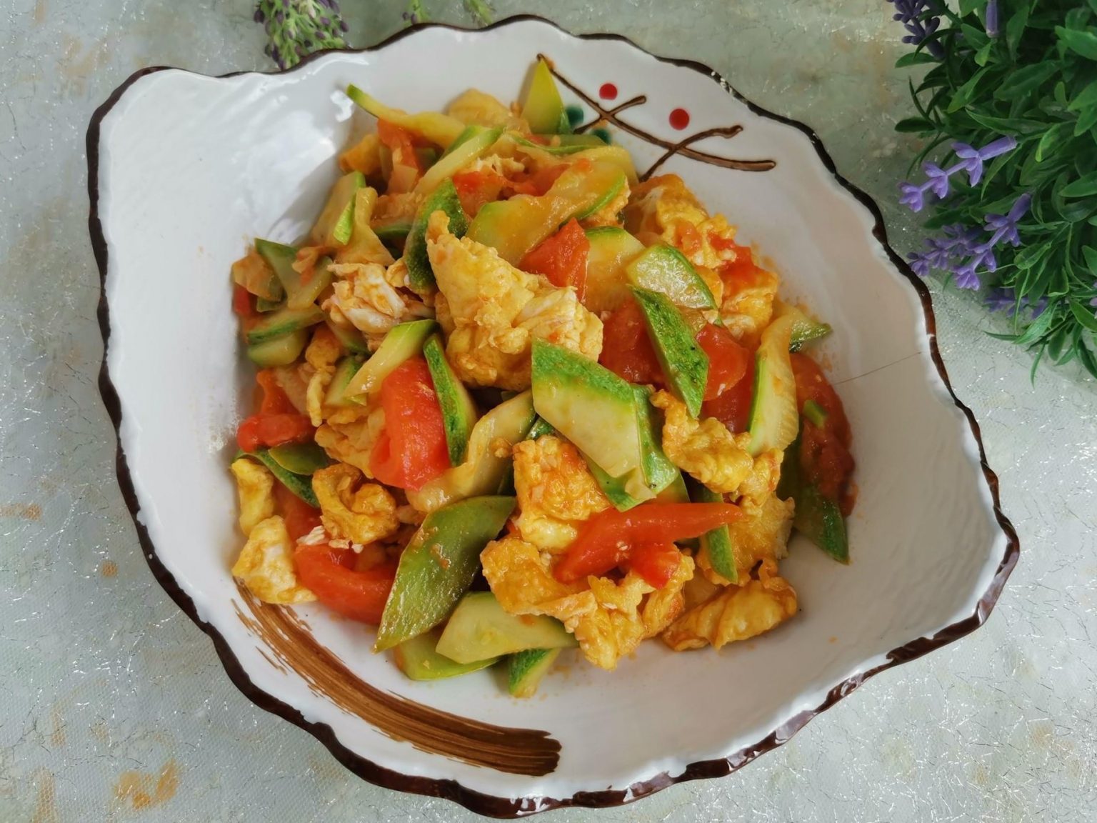 Zucchini and Tomato Stir-Fried With Egg Recipe - Easyfoodcook
