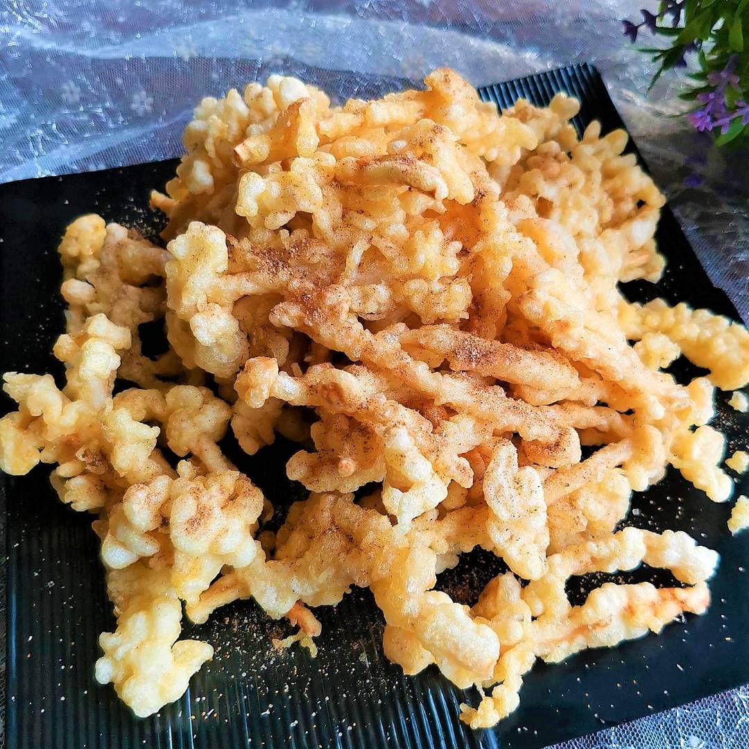 deep-fried seafood mushrooms recipe