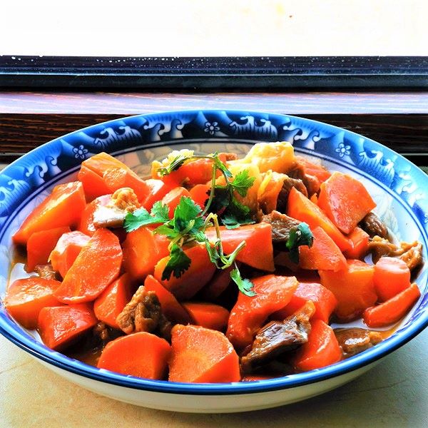Braised mutton with carrot chinese lamb stew recipe 2021