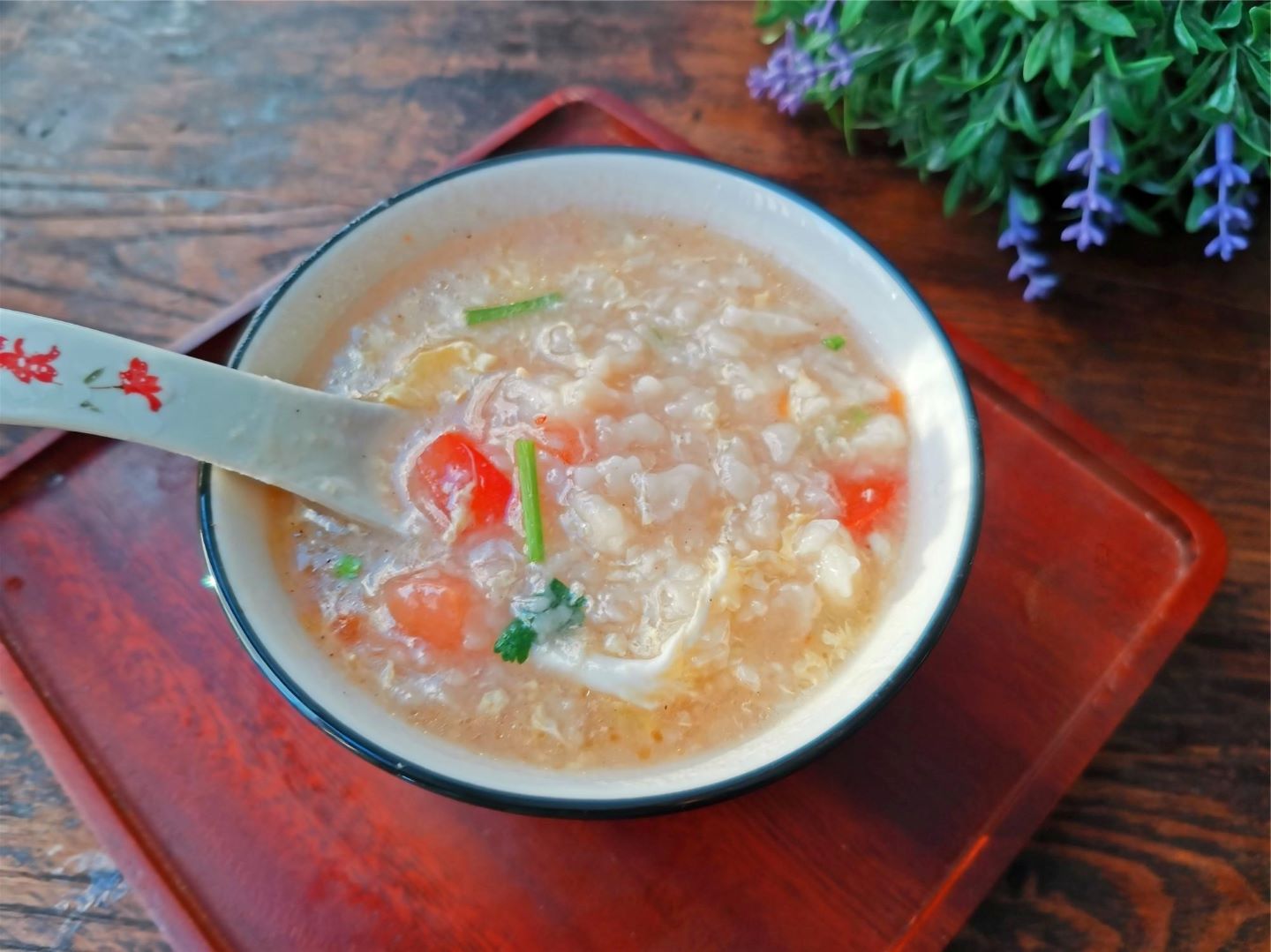 Chinese breakfast flour soup recipe