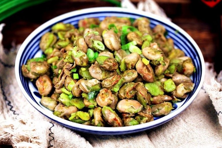 Pan Fried Broad Beans Recipe | How To Cook Fava Beans