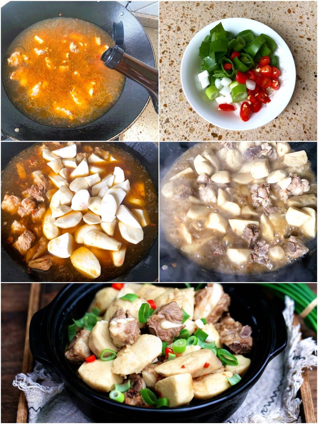 Stewed Spareribs With Taro - Easyfoodcook