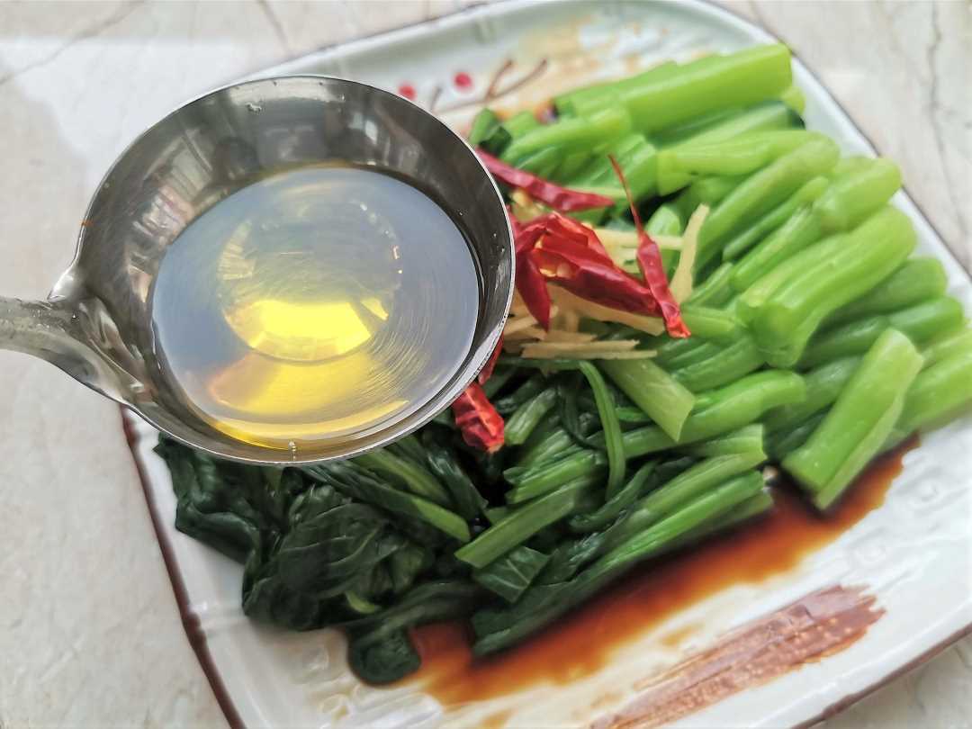 China Food Choy sum salad Recipe chinese cold dish