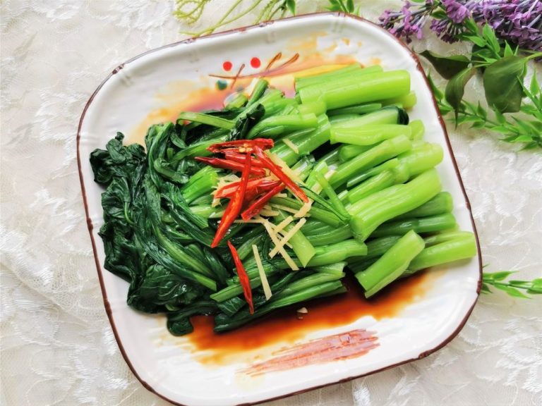 China Food Choy Sum Salad Recipe | Chinese Cold Dish