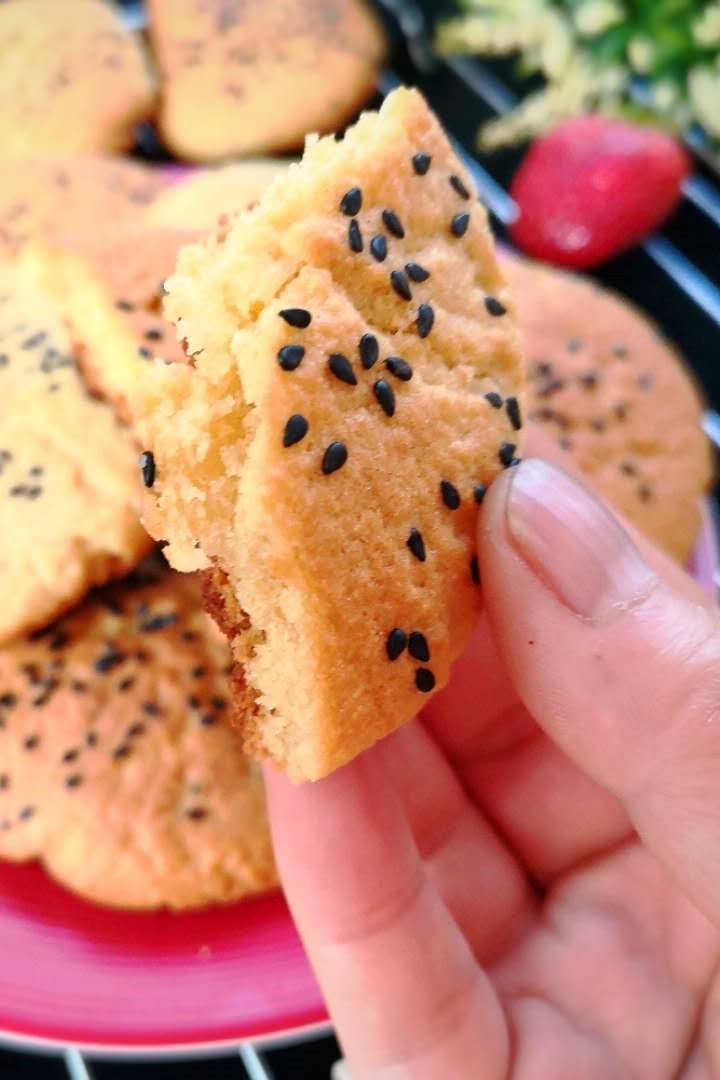 Easy healthy crispy cookies peach shortbread recipe
