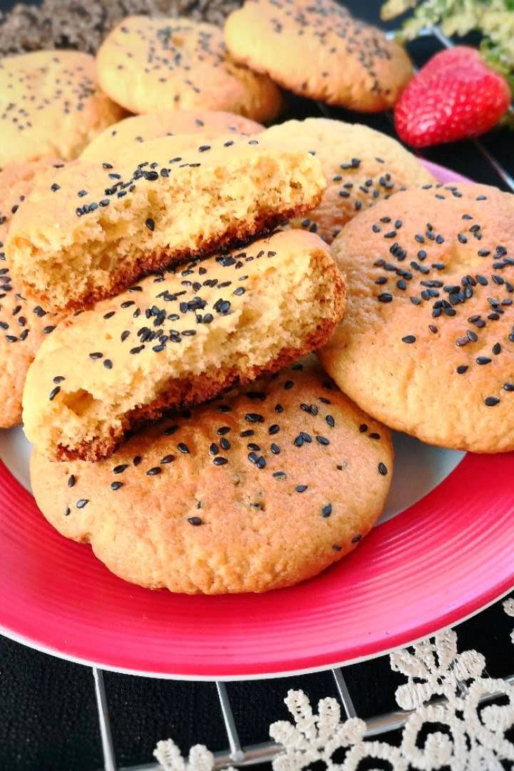 Easy healthy crispy cookies peach shortbread recipe