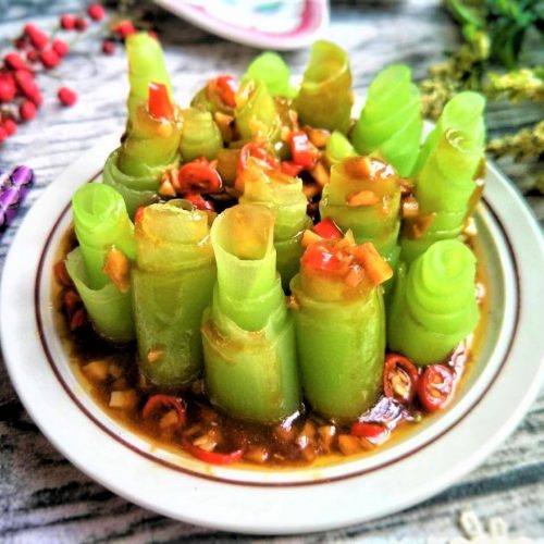 Celtuce Stem Salad Recipe chinese cold dish 2020